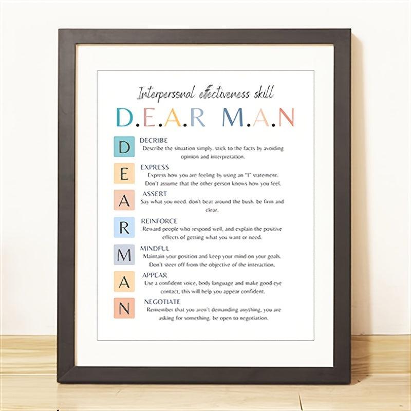 DBT Dialectical Therapy Art Poster