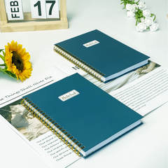 A5 Coil Loose leaf Notebook Daily Work Plan Blank Horizontal Line 75 Sheets