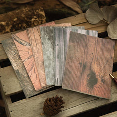 30pcs Texture Material Paper Wood Grain Workshop Series Non Self Adhesive