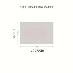 4pcs 50 Christmas Wrapping Papers Gift Foil Stamping Paper For Gift Boxes