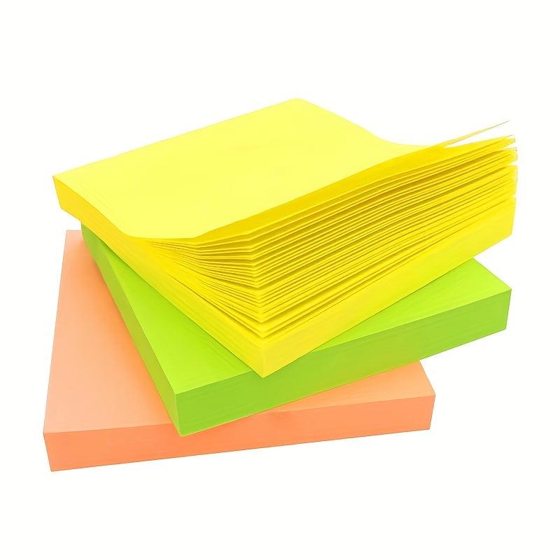 100 Sheets Fluorescent Pink Sticky Notes