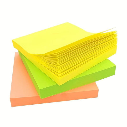 100 Sheets Fluorescent Pink Sticky Notes
