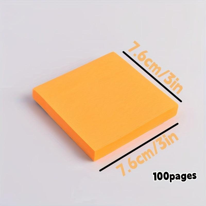 100 Sheets Fluorescent Pink Sticky Notes