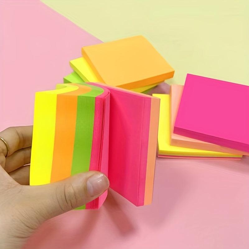 100 Sheets Fluorescent Pink Sticky Notes