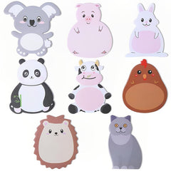 8 Pcs Animal Sticky Notes Self Stick Markers Flags Shapes Memo 240 Sheets