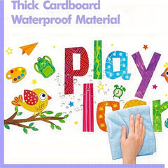 2pcs Motivational Classroom Banner Poster Preschool High S