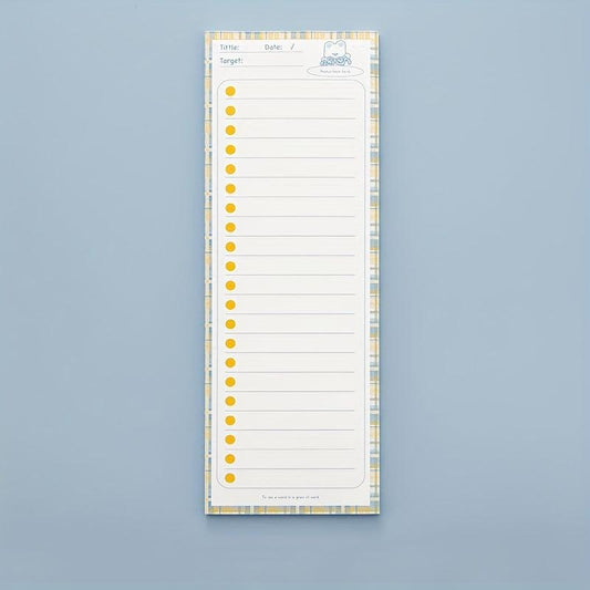 Long Sticky Note Book - Rip Without Adhesive - Student & Office Paper