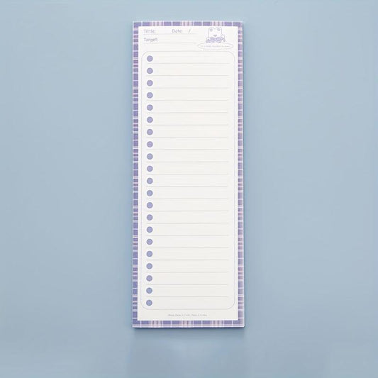 Long Sticky Note Book - Rip Without Adhesive - Student & Office Paper