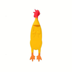 Screaming Chicken Bookmark Silicone Reading Bookmark
