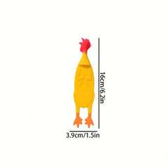 Screaming Chicken Bookmark Silicone Reading Bookmark