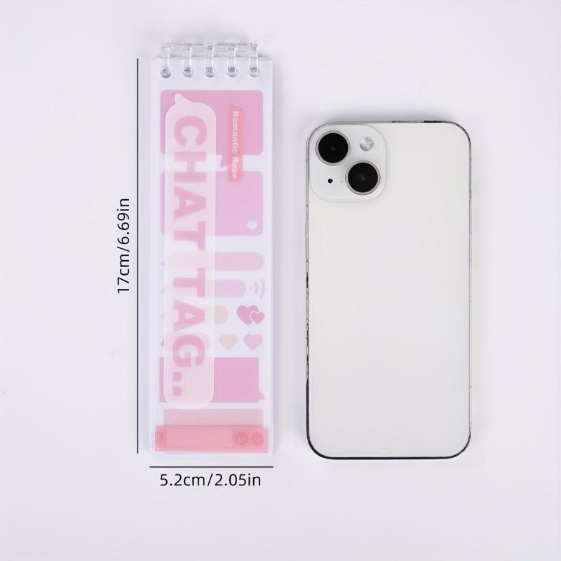 20 Gradient Purple Label Index Stickers Single Book 20 Sheets