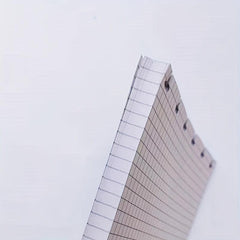 80 Sheets A5 Plaid Filler Paper Loose Leaf 6 Hole Punch