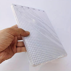 80 Sheets A5 Plaid Filler Paper Loose Leaf 6 Hole Punch