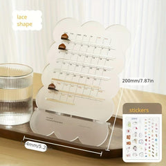 Desktop Calendar with Phone Holder