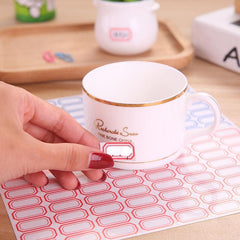 50 Self Adhesive Numbered Classification Labels
