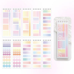 20 Sheets Key Points Marker Index Stickers Reading Labels Bookmark Sticky Notes