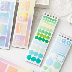 20 Sheets Key Points Marker Index Stickers Reading Labels Bookmark Sticky Notes