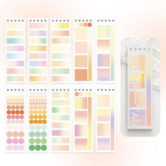 20 Sheets Key Points Marker Index Stickers Reading Labels Bookmark Sticky Notes