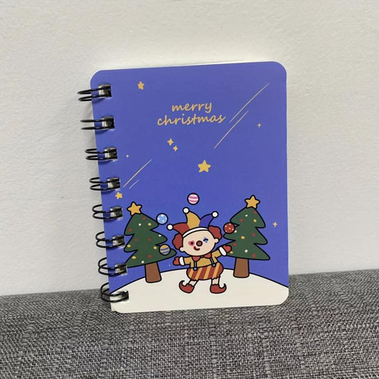 80 Sheets Christmas Coil Notebook Learning Stationery Student Prize Gift