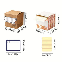250 Sheets Pull Out Scroll Label Sticky Notes Tearable Memo Blank Tag Stickers
