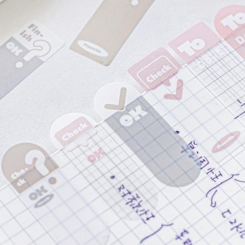 1pc Tearable Note Stickers Self Adhesive Index Stickers