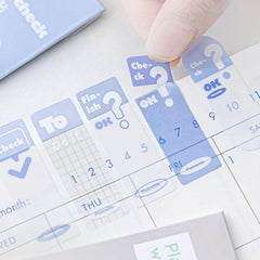 1pc Tearable Note Stickers Self Adhesive Index Stickers