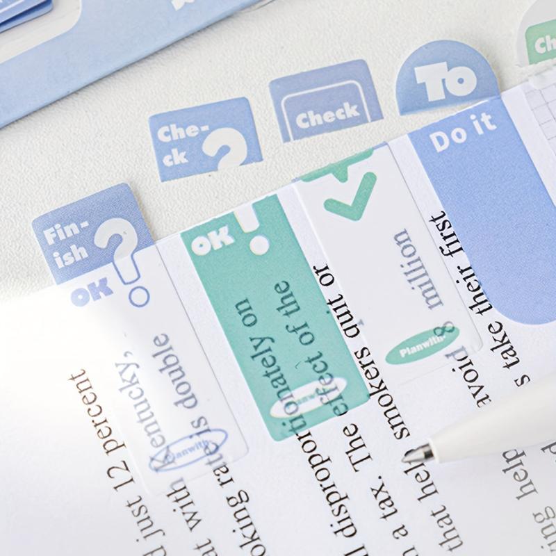 1pc Tearable Note Stickers Self Adhesive Index Stickers