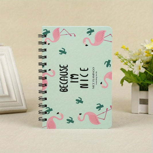 B6 Flamingo Coil Notebook for Students