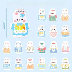 Cartoon Mini Desk Calendar Countdown Decoration Monthly Calendar