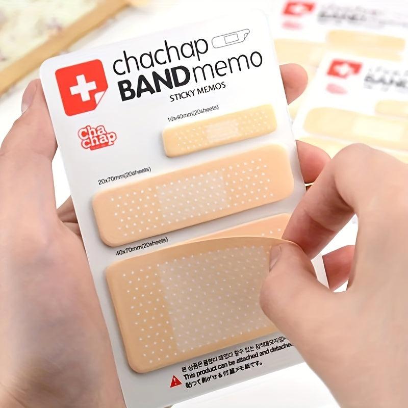 Bandage Sticky Notes 3 Ruler Shapes For Writing Marking Bookmarks