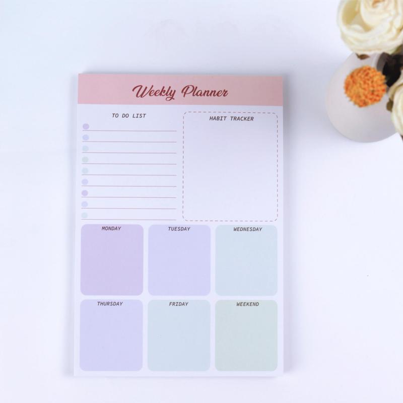 Weekly Plan Memo Book - Magnetic Attraction Design