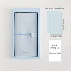Macaron Fresh Series PU Cover Inner Core Basic Plan Diary Notebook Suit