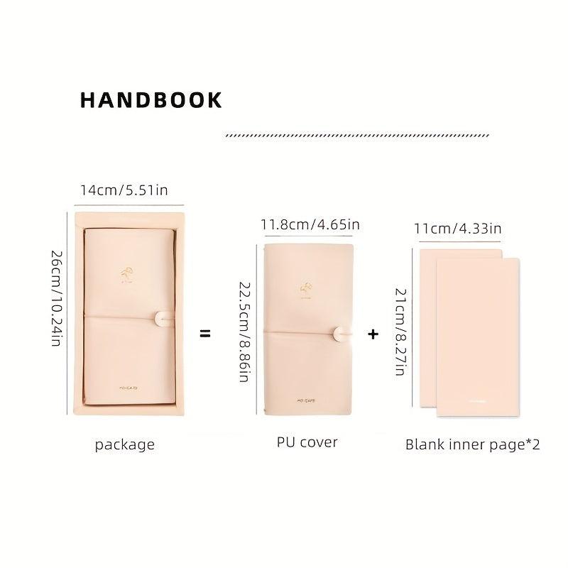 Macaron Fresh Series PU Cover Inner Core Basic Plan Diary Notebook Suit