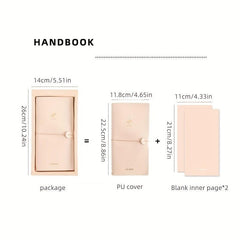 Macaron Fresh Series PU Cover Inner Core Basic Plan Diary Notebook Suit