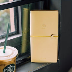 Macaron Fresh Series PU Cover Inner Core Basic Plan Diary Notebook Suit