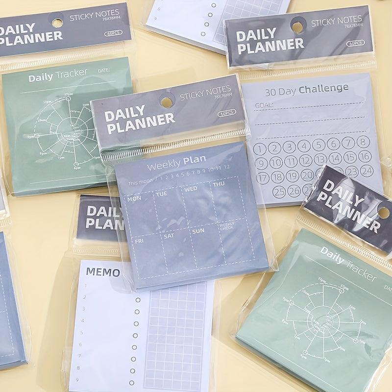 Retro Plan Notebook Four Styles To Choose From