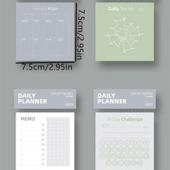 Retro Plan Notebook Four Styles To Choose From