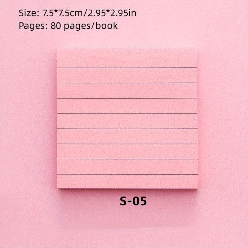 Checkered Sticky Notes Notepad for Students