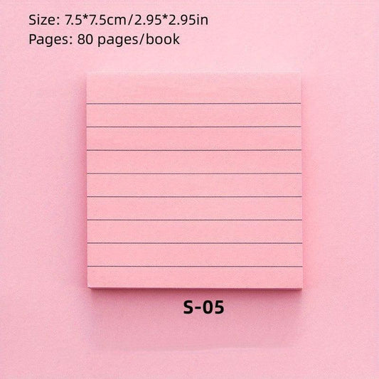 Checkered Sticky Notes Notepad for Students