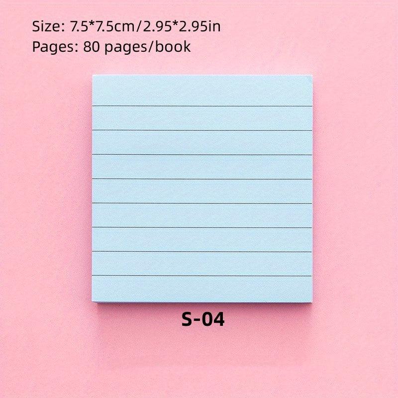 Checkered Sticky Notes Notepad for Students
