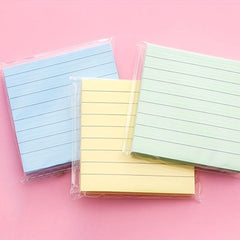 Checkered Sticky Notes Notepad for Students