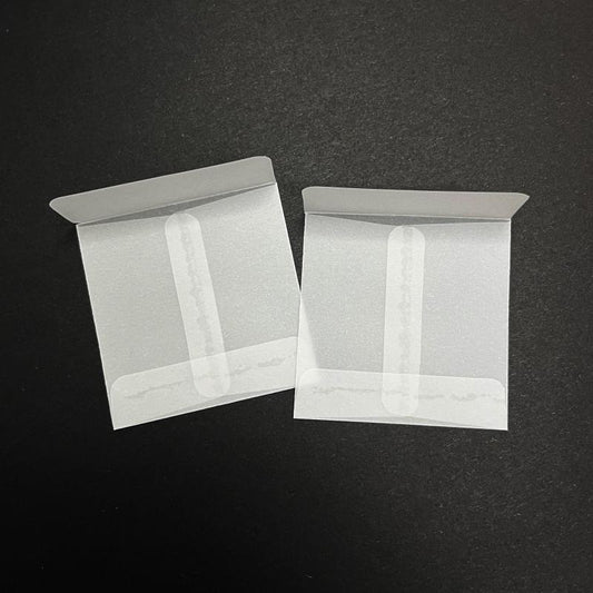 10pcs Mini Glassine Translucent Ornament Accessory Sticker Envelope