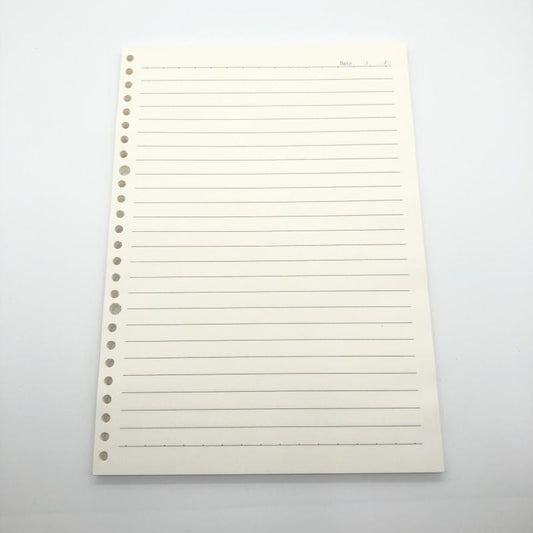 B5 Journal Notebook Refills 26 Holes 60 Sheets