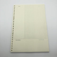 B5 Journal Notebook Refills 26 Holes 60 Sheets