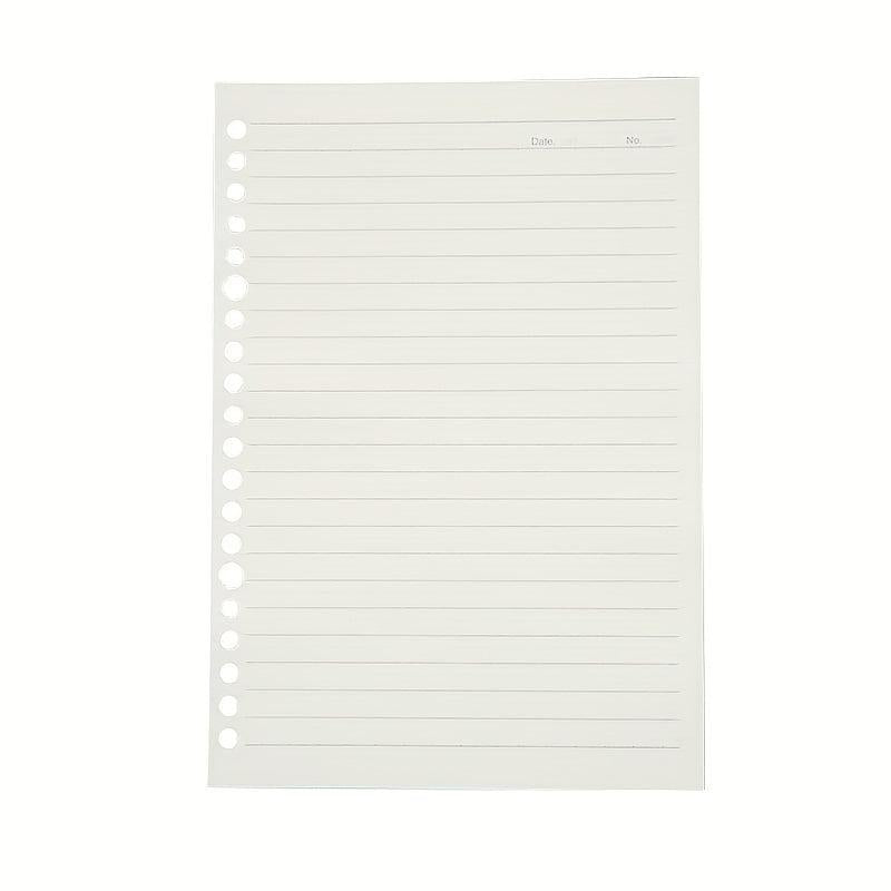 B5 Journal Notebook Refills 26 Holes 60 Sheets
