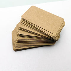 100pcs Box Blank DIY Round Corner Small Card Blank Card