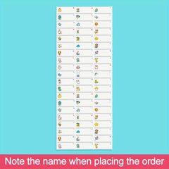 Customized Waterproof Name Sticker 3 4x1 for Students, 45-240pcs