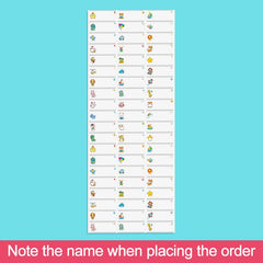 Customized Waterproof Name Sticker 3 4x1 for Students, 45-240pcs