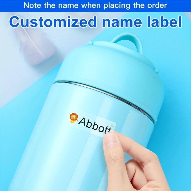 Customized Waterproof Name Sticker 3 4x1 for Students, 45-240pcs