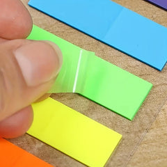140sheets PET Fluorescent Film Sticky Note Label Sticker for Office